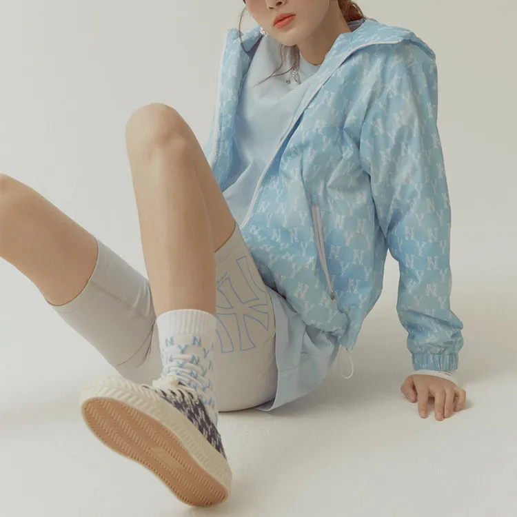 MLB Old Flower Jackets Women's Blue-4