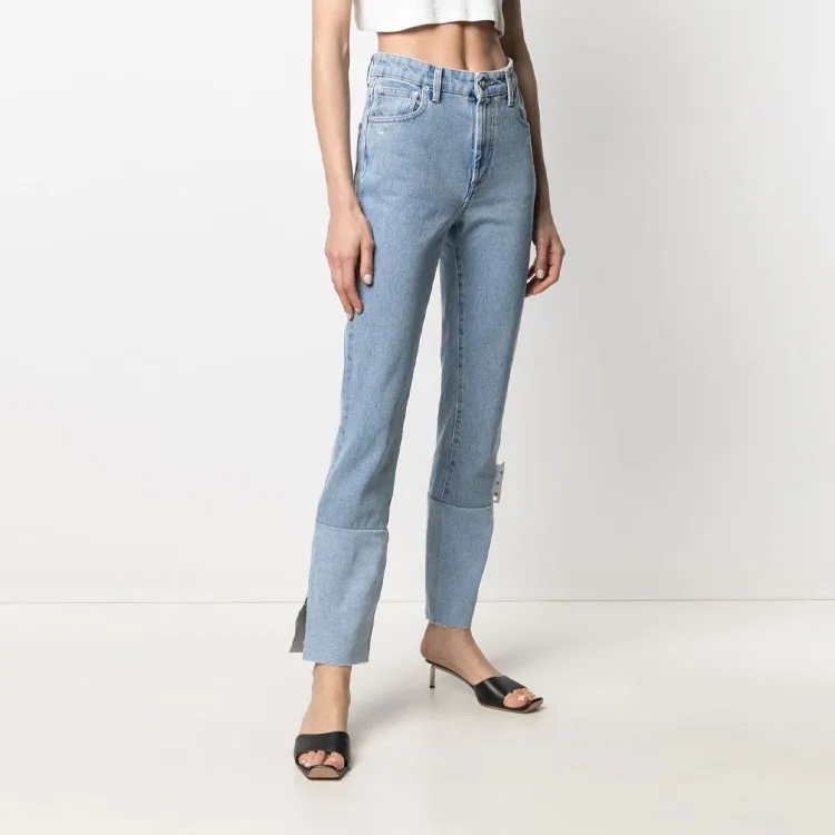 OFF WHITE SS21 Jeans Women's Blue-1
