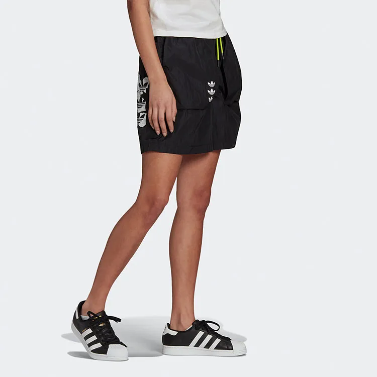 Adidas Originals Trefoil Casual Shorts Women's Black-3