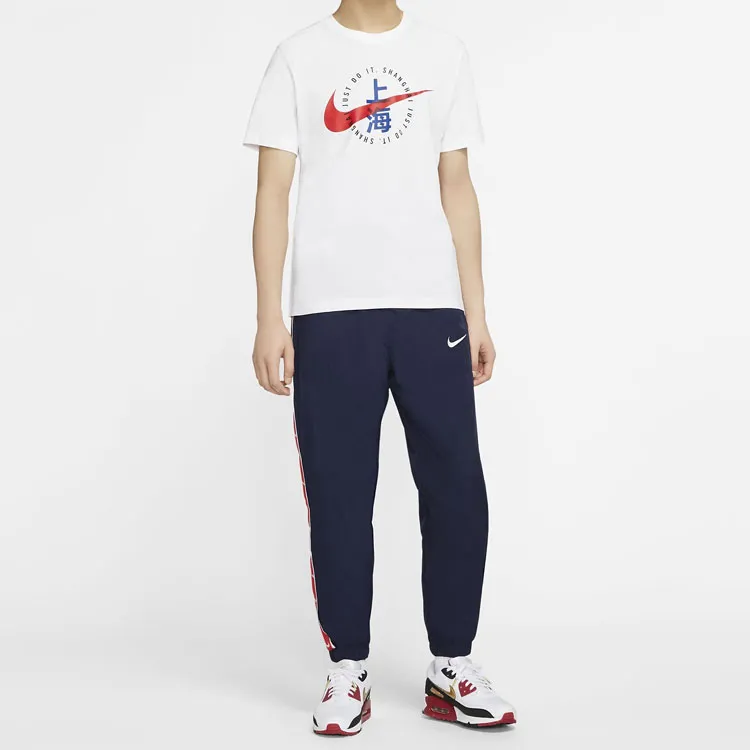 Nike T Shirts Men White-2