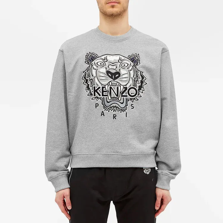 KENZO Sweatshirts Men Gray-2