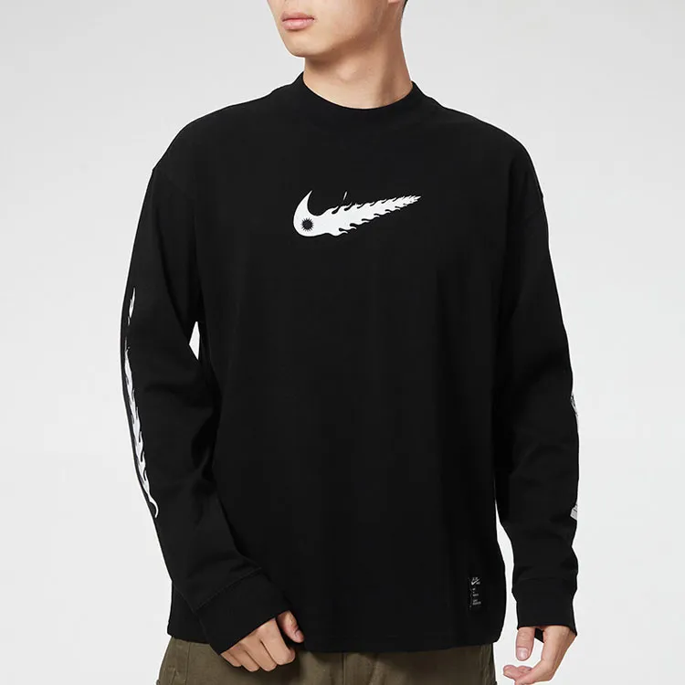 Nike T Shirts Men Black-3