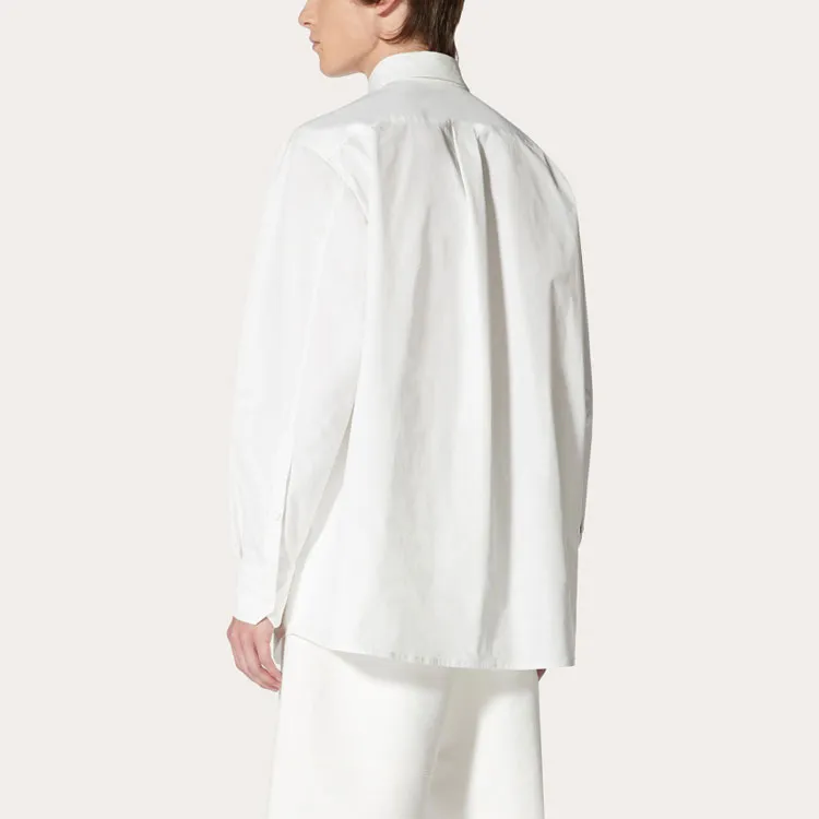 Valentino Vltn Logo Printed Long Sleeved Shirt-3