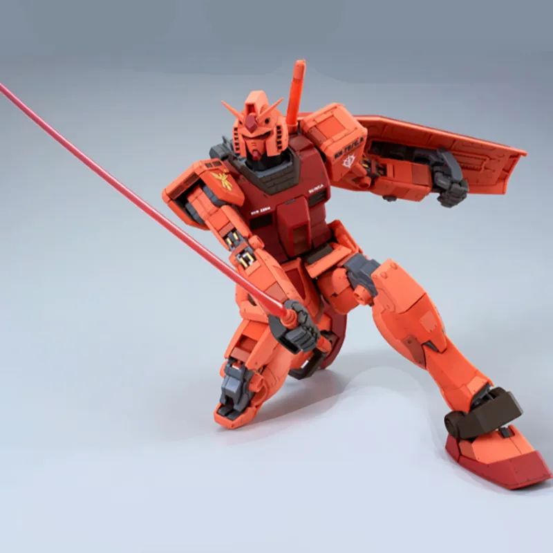 BANDAI MG RX 78/C.A PB Limited Red Char's Red First Gundam 3. Model Kits-1