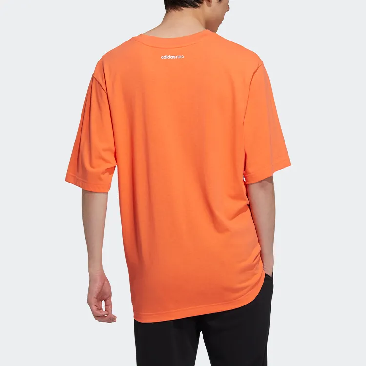 Adidas Neo T Shirt Men's Orange Yellow-2