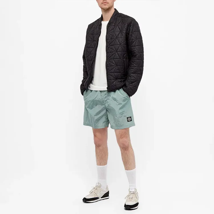 STONE ISLAND Compass motif Track Shorts-1
