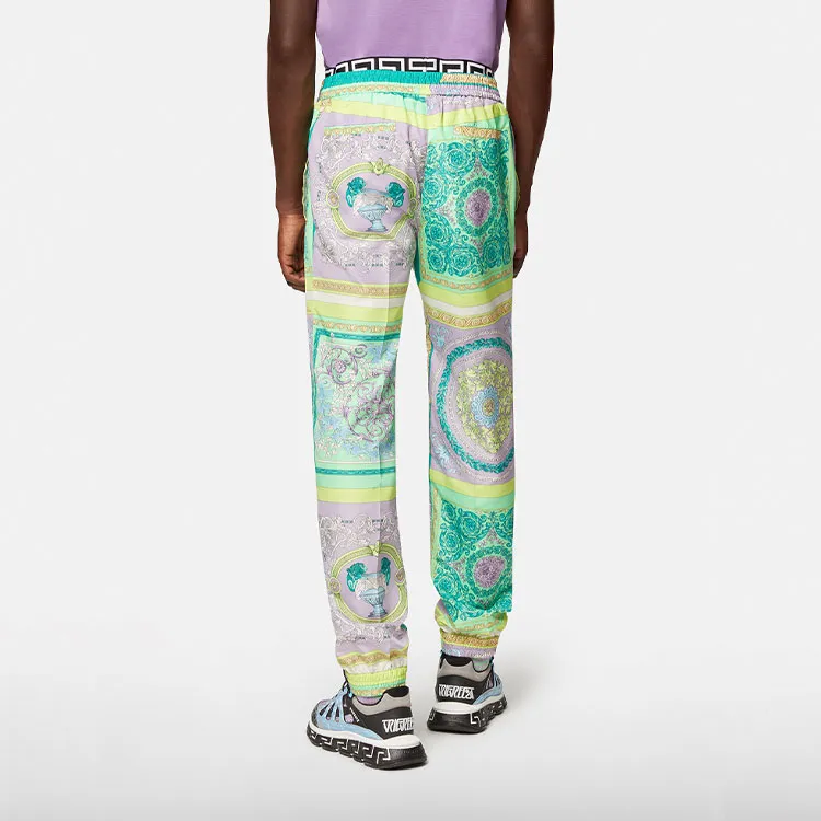 VERSACE Barocco Mosaic Print Trousers-2