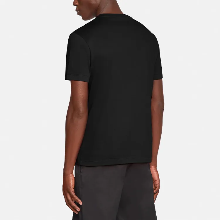 VERSACE Embroidered Logo T Shirt-3