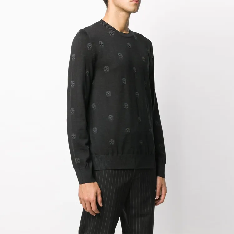 Alexander McQueen Skull Jacquard Pullover-1