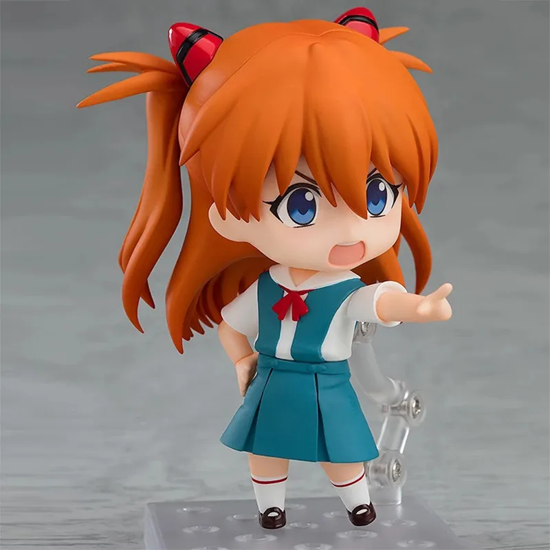 GSC Asuka Langley Soryu Eva Neon Genesis Evangelion Shiro Langley Nendoroid Chibi Figures 10cm-3