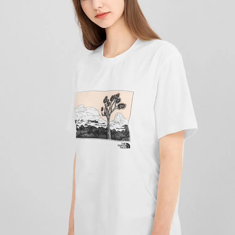 THE NORTH FACE Set in Sleeve T Shirt Unisex White-4