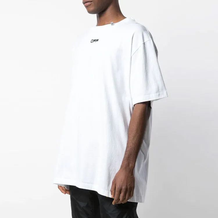 OFF WHITE Oversized Fit Caravaggio Arrows T Shirt-4