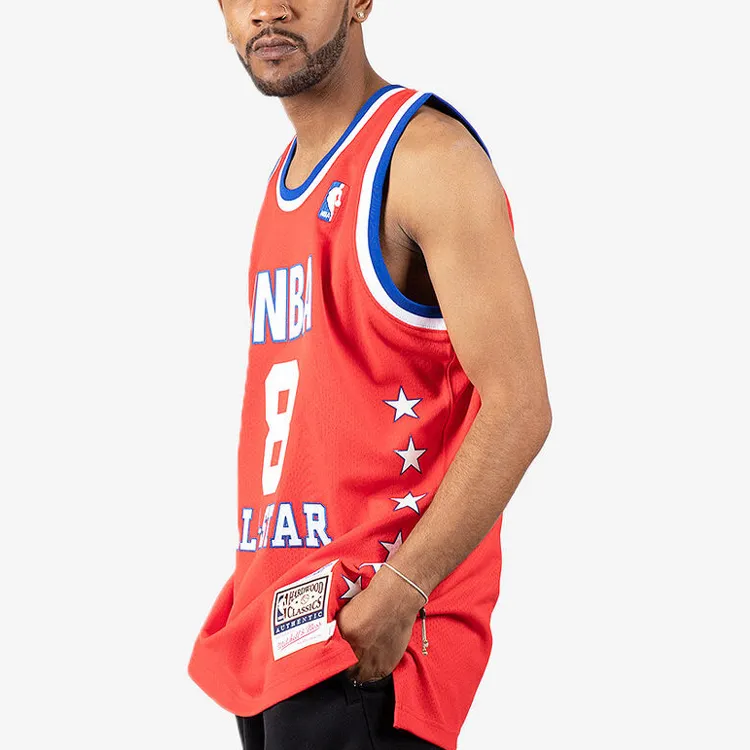 Mitchell & Ness Basketball Jerseys Unisex Red-3