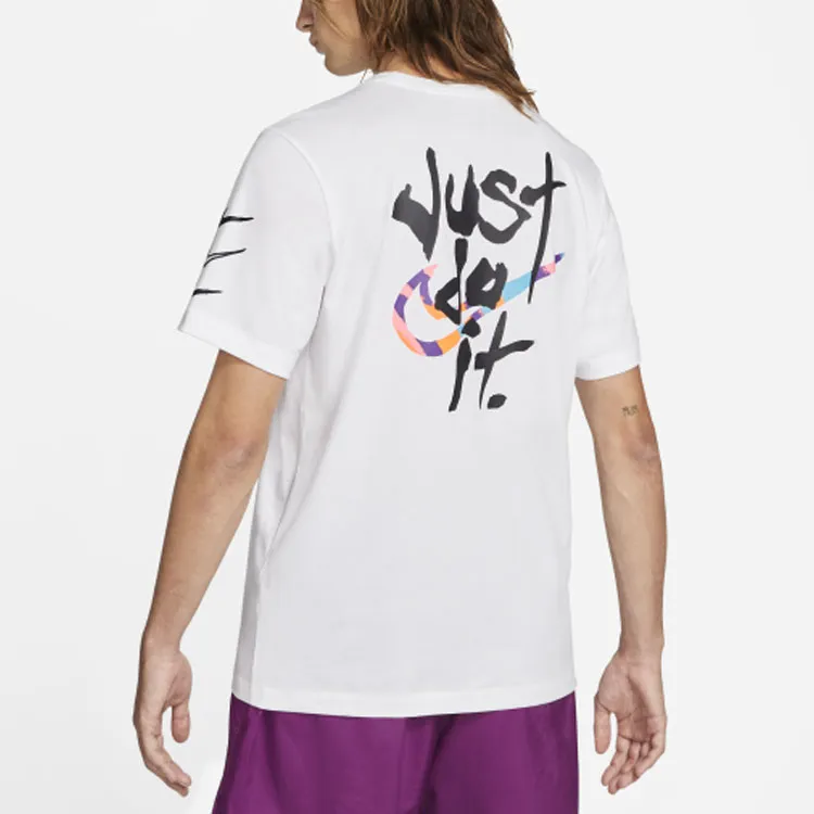 Nike T Shirts Men White-4