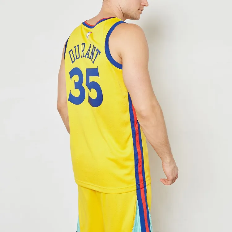 Nike Nike X NBA Basketball Jerseys Men's Yellow-3