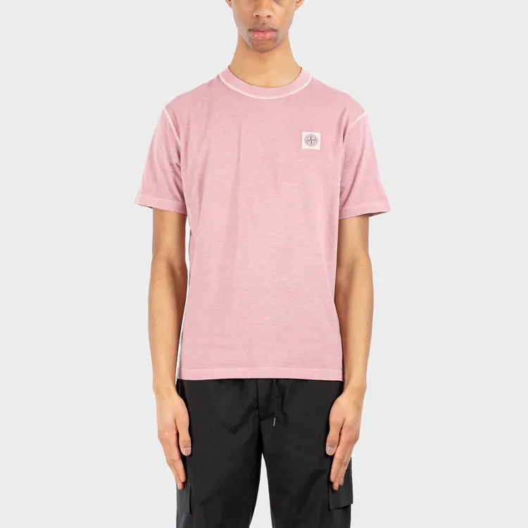 STONE ISLAND T Shirts Men Pink-5