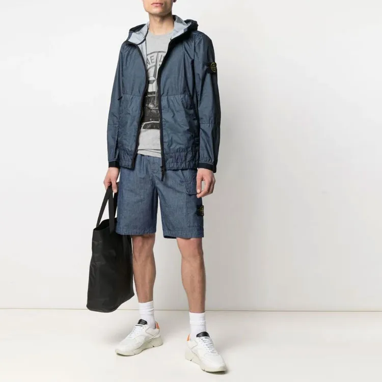 STONE ISLAND Casual Shorts Men's Blue-2