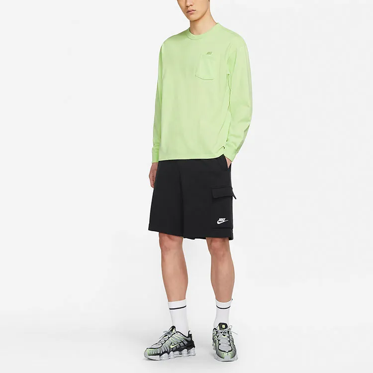 Nike T Shirt Men's Light Lime Green-2