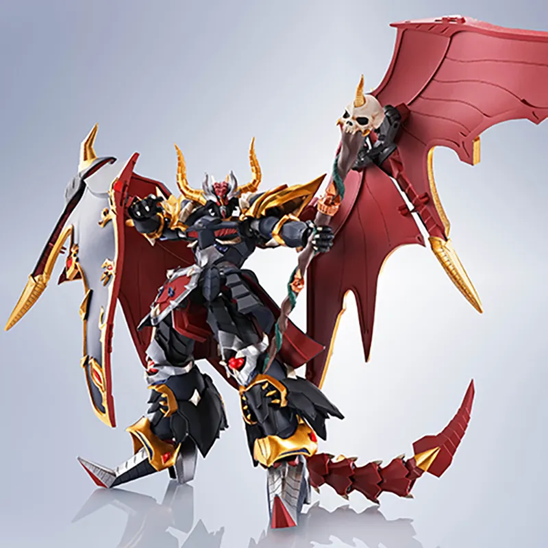BANDAI METAL ROBOT SPIRITS SD Gundam OVA Satan Gundam Black Dragon Real Type Ver. Assembled Models 13cm-2