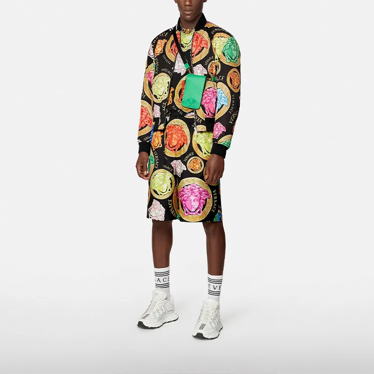 VERSACE Jackets Men Black-2