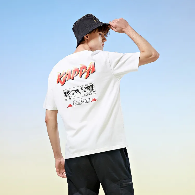 Kappa HAIZEIWANG Straight T-Shirt Unisex-3