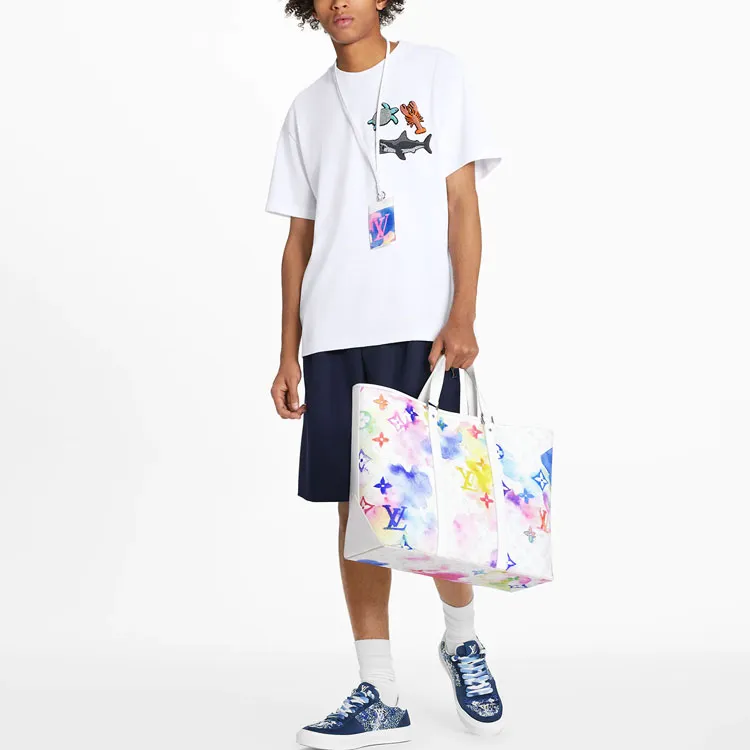 LOUIS VUITTON T Shirt Men's White-3