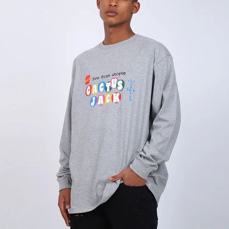 Mcdonald's X Travis Scott T Shirts Unisex Gray-2