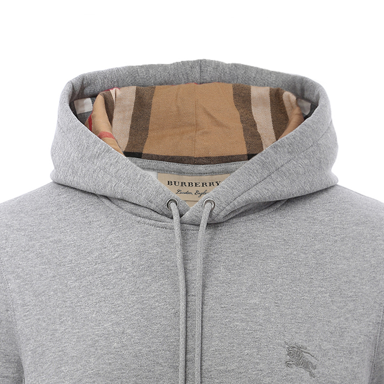 パーカー・フーディ Burberry Embroidered Viscose Blend Sweatshirt Cotton sweatshirt with logo embroidery BURBERRY - Nugnes1920