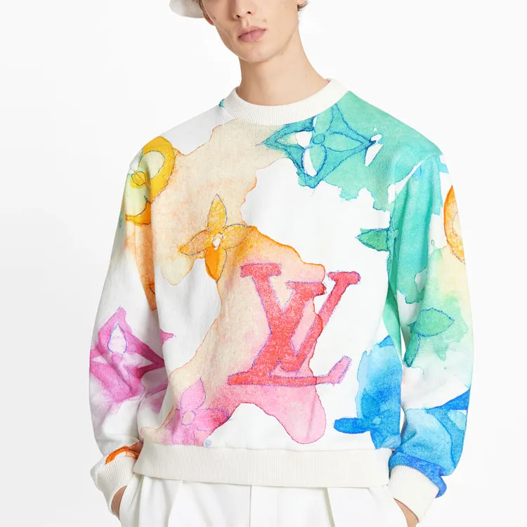 LOUIS VUITTON Watercolor Giant Monogram Sweatshirt-3