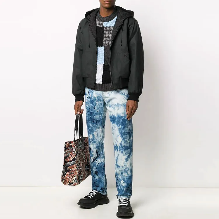 KENZO Windbreaker Jackets Men Black-5