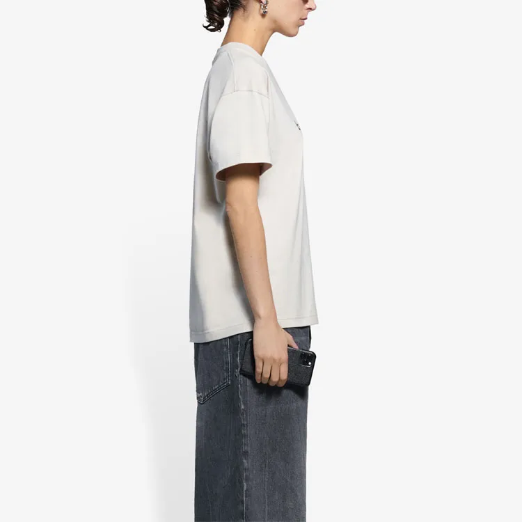Balenciaga T Shirt Regular Fit Unisex Gray-2