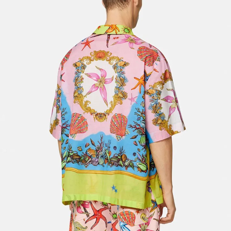 VERSACE VERSACE SS22 Shirt Men's Yellow-2