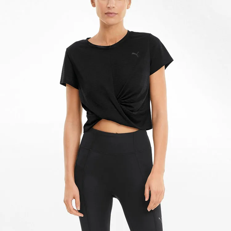 PUMA Crop Tops Women's Black-3