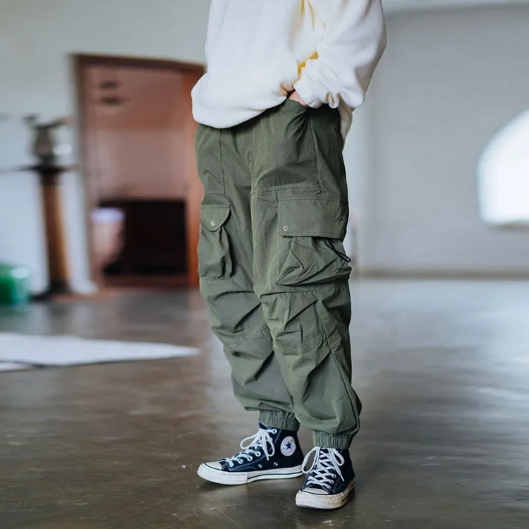 PROS BY CH Jogger Casual Pants Unisex Army Green-3