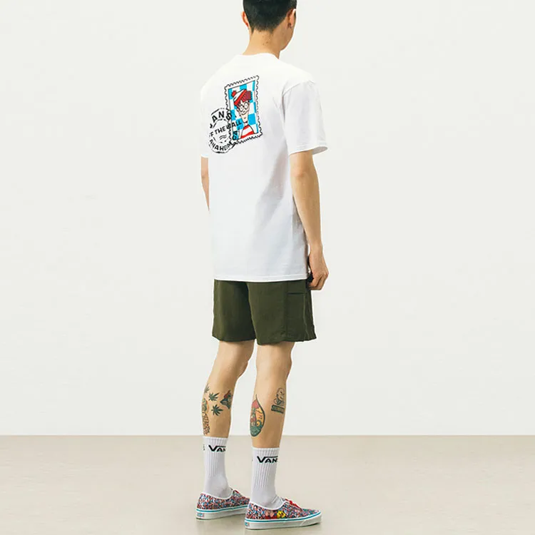 Vans x Where’s Waldo Set-in Sleeve T-Shirt Unisex White-3