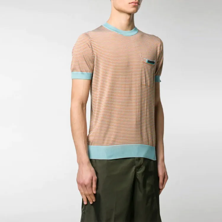 PRADA T-Shirts Men Pink-3