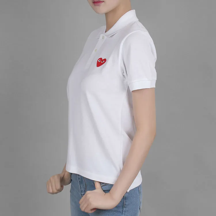 CDG Play Polo Shirts Women's-4