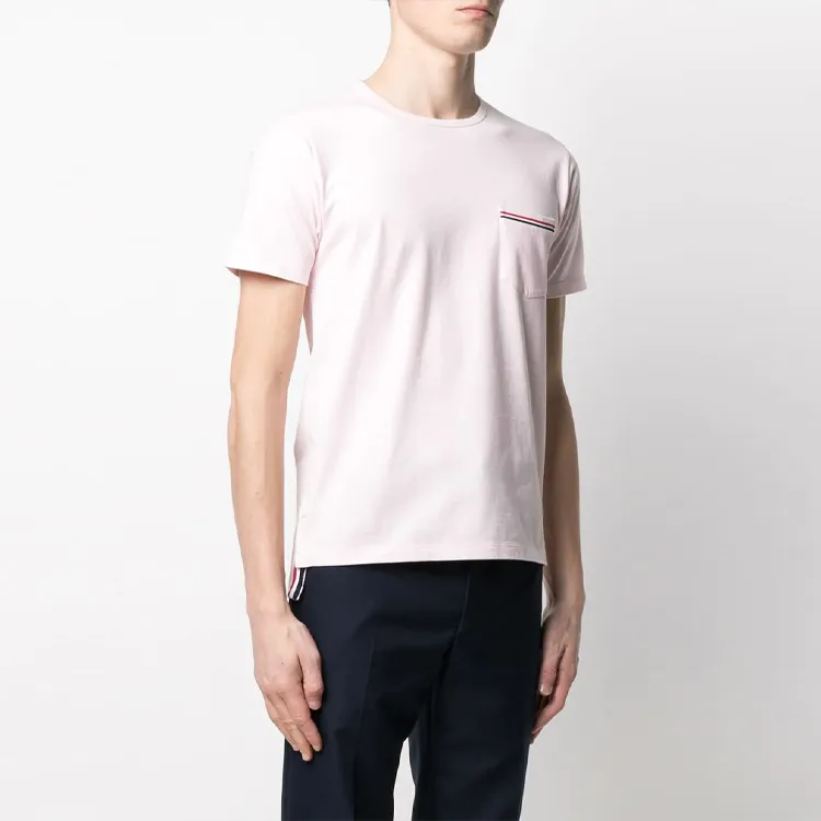 THOM BROWNE T Shirts Men Pink-1