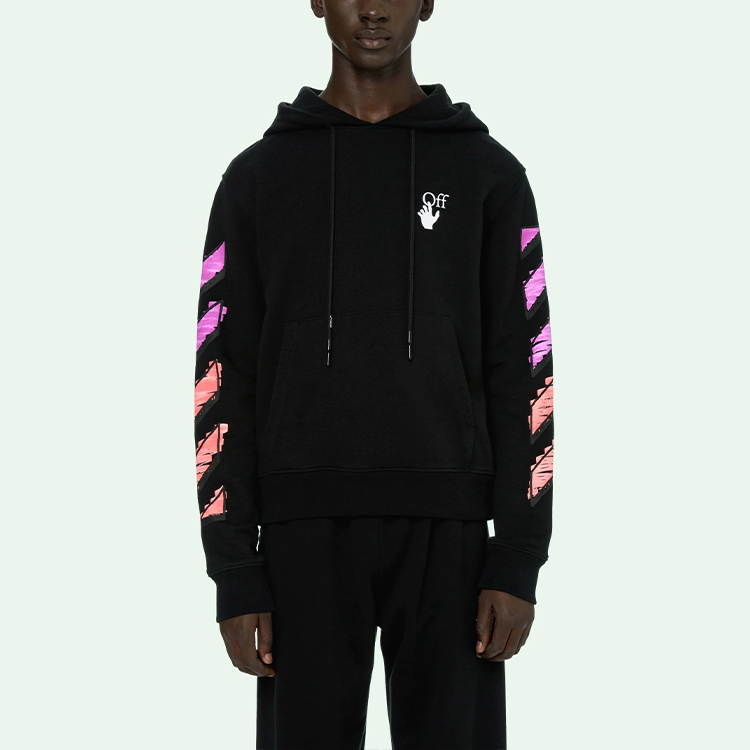 トップス OFF-WHITE Marker Hoodie Black/Fuchsia XS OFF-WHITE Marker Hoodie L - POIZON