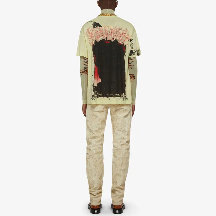Givenchy T Shirts Men Lemon-2