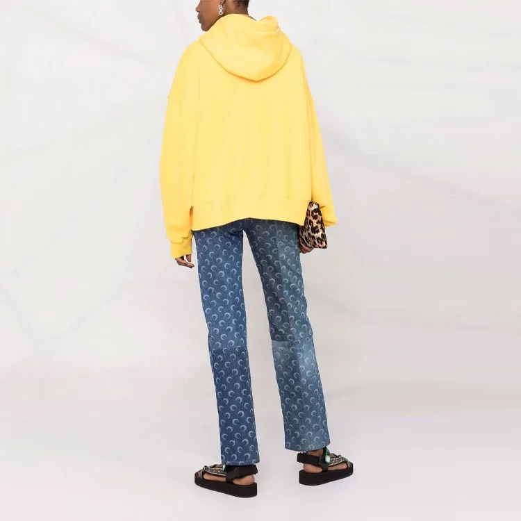 PALM ANGELS Bear Hoodie Yellow/Black-2
