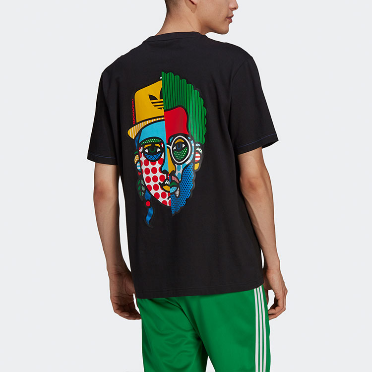 Adidas Originals T-Shirt Men's Black M - POIZON
