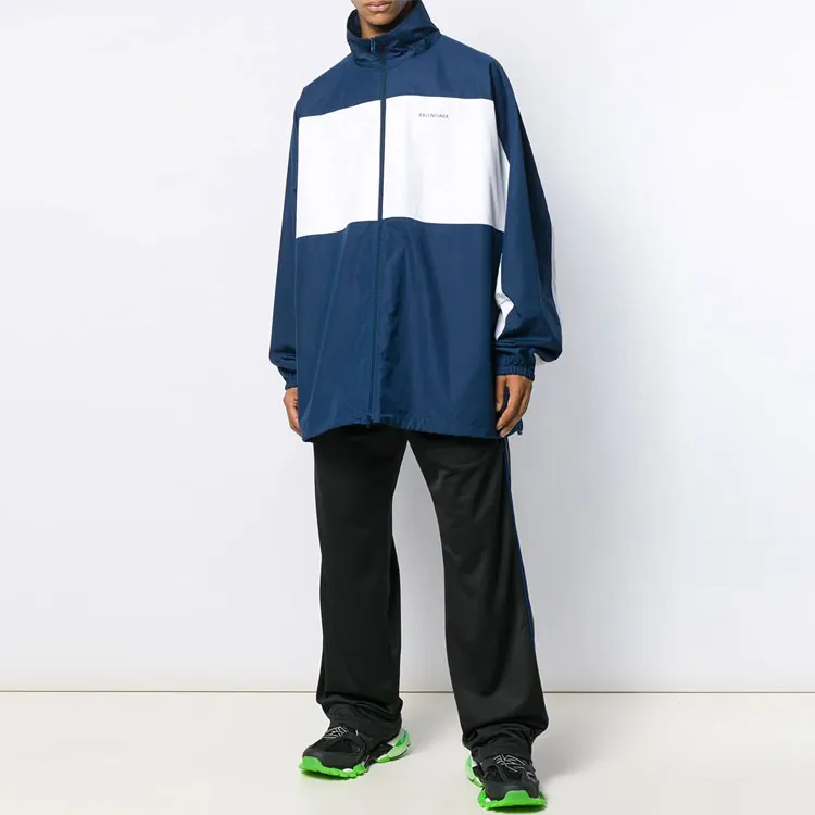Balenciaga Jacket Unisex Blue White-4
