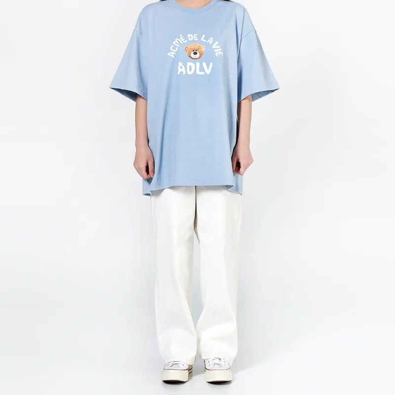 Acme De La Vie/ADLV T Shirt Unisex Sky Blue-2