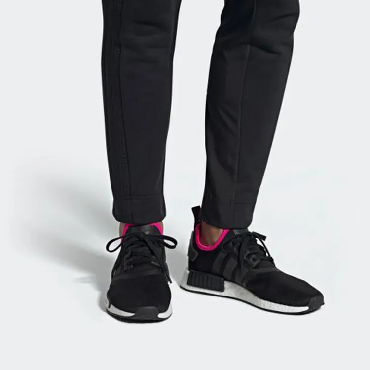 Adidas Nmd R1 Black Shock Pink-5