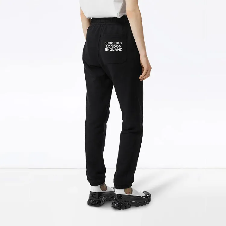 Burberry Knitted Sports Pants Women's Black-4