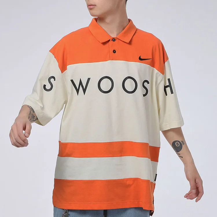 Nike Polo Shirts Men Orange-2