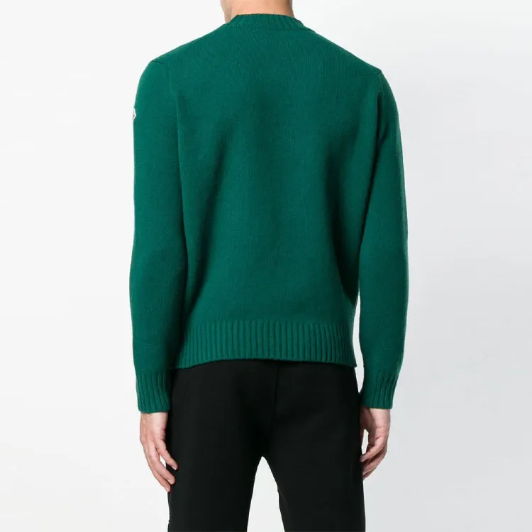 Moncler Cashmere Sweaters Men Green-2