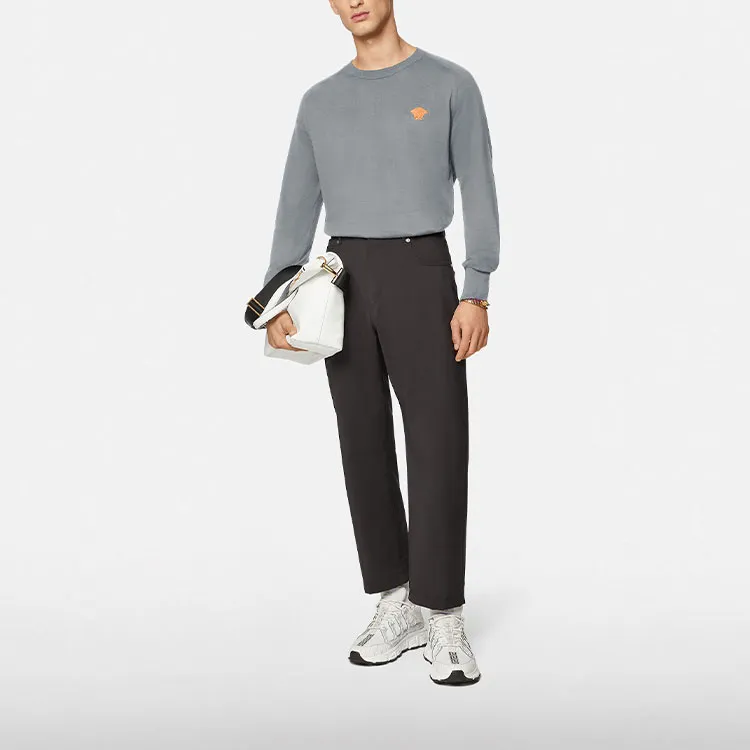 VERSACE Sweatshirts Men Gray-2