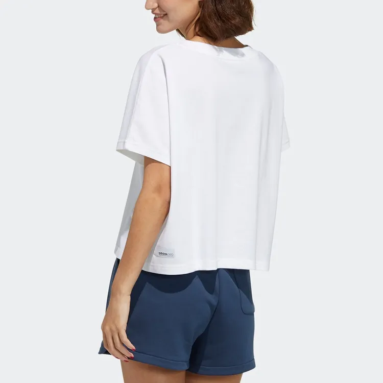 Adidas Neo Crop Top Women's White-3